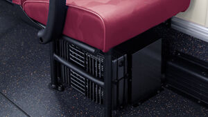 image of super aero city heating unit under passenger seat