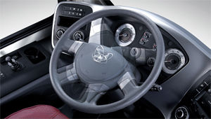 image of super aero city power steering wheel
