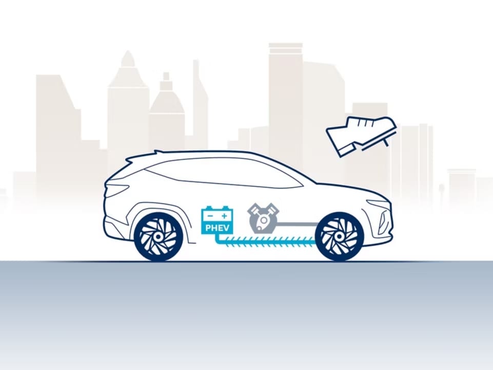 تباطؤ السيارة الهجينة القابلة للشحن NX4 N