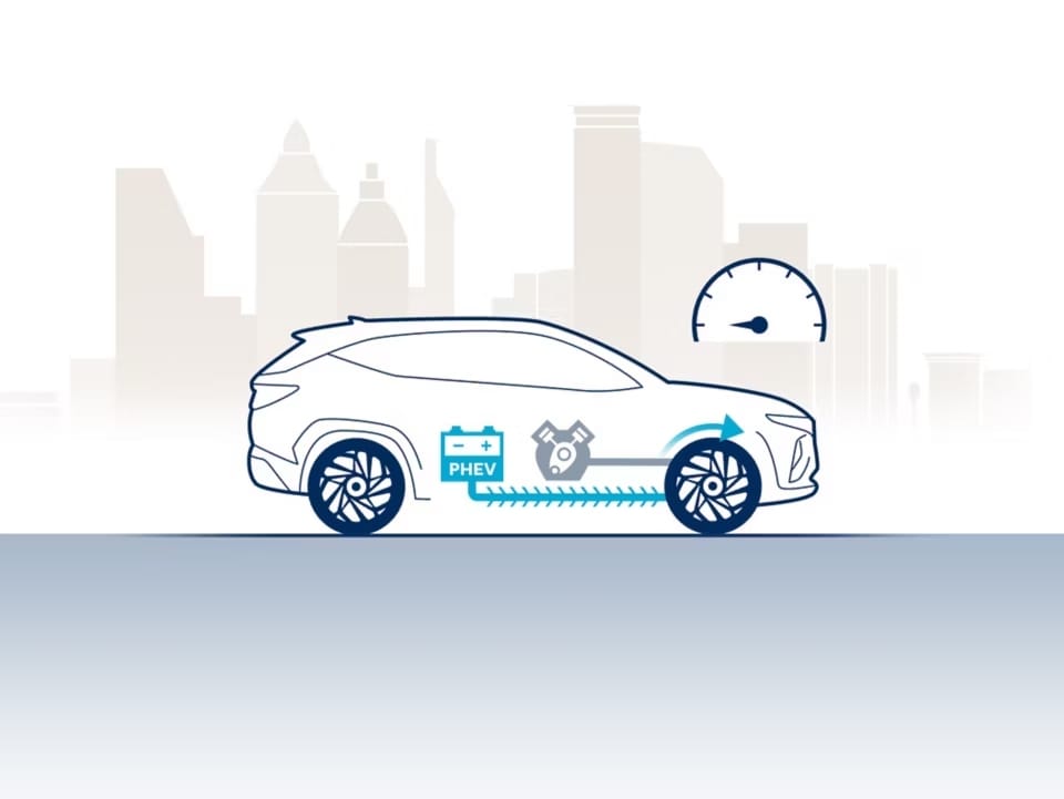 بدء تشغيل السيارة الهجينة القابلة للشحن NX4 N