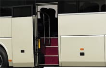 image of universe bus swing out mid door