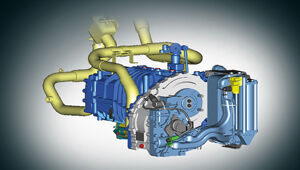 image of universe bus ZF retarder braking system