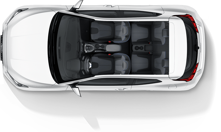 أسود - درز زرقاء