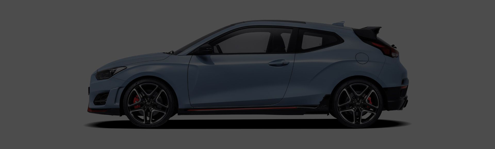 Side view of Veloster N