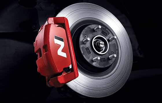 Veloster N exclusive high capacity brake