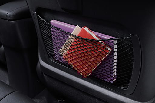 Books stored in the seat back pocket