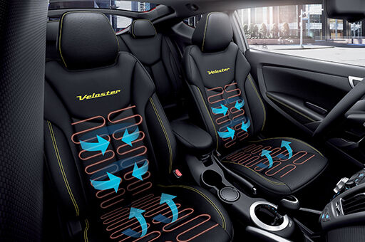 Front air ventilation seat
