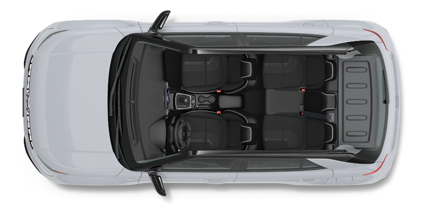 Black one tone (TOP) seat color