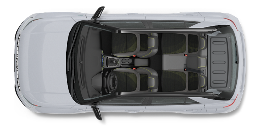 Gray two tone (TOP) seat color