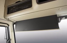 imagen de tapasol sobre el asiento del conductor