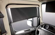 imagen de tapasol a un lado del asiento del conductor