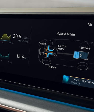 HEV digital cluster