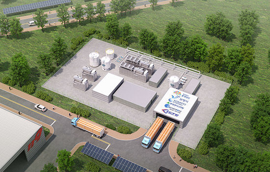 Hyundai Engineering is participating in the construction of a water-electrolysis based green hydrogen production facility.