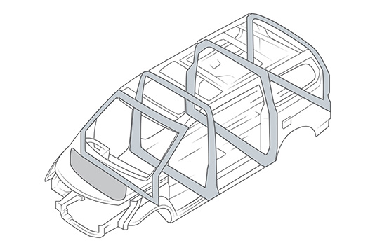 Four Ring Safety Body Structure
