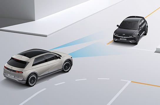 IONIQ 5 Forward Collision Avoidance Assist (FCA) ระบบช่วยเตือนและเบรกฉุกเฉินอัตโนมัติ