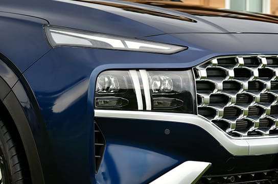 Stacked daytime running lights & headlights