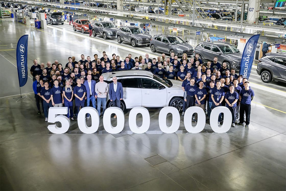 Hyundai Çek Fabrikasında 5 Milyonuncu Araç Üretildi.