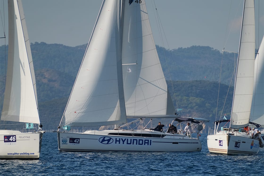 Hyundai Motor Türkiye, Elektrikli Ailesiyle Yelken Yarışlarına Renk Kattı.