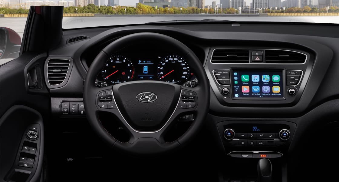 hyundai i20 arac ic tasarimi
