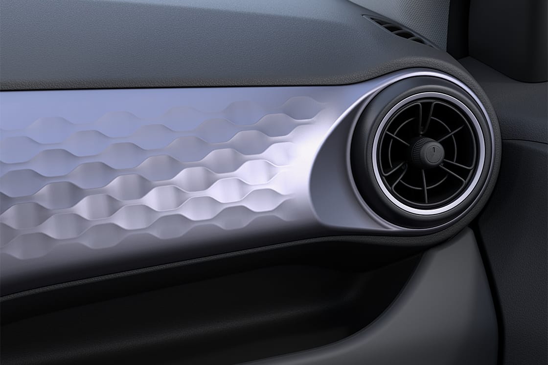 Şık dairesel hava kanalları.