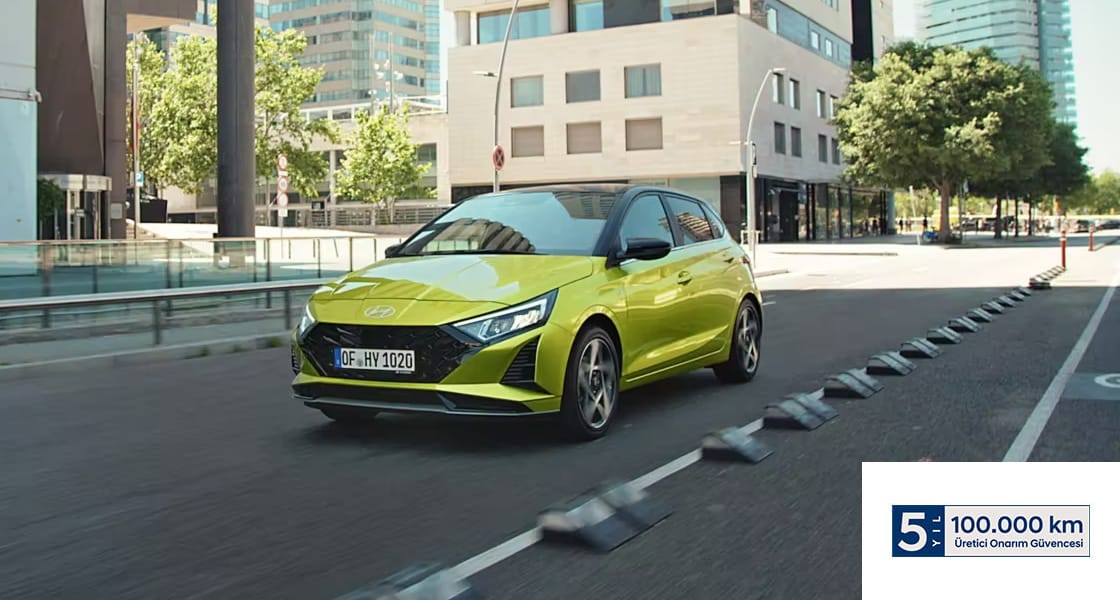 5 Yıl Kilometre Garantisi.