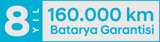 8 yıl batarya garantisi