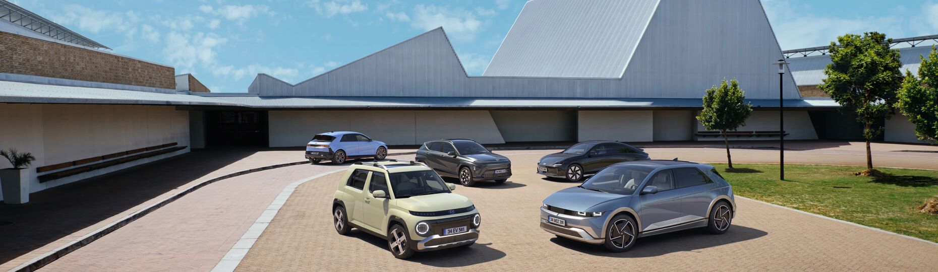 Hyundai elektrikli ailesi.