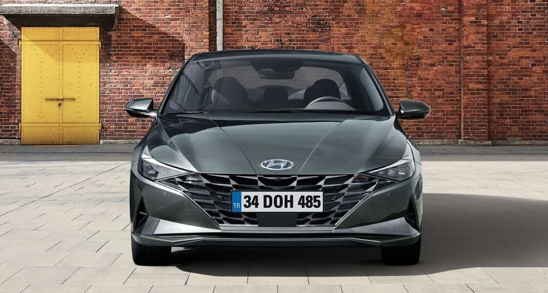 Elantra front view