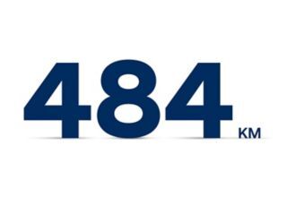 64 kW/sa bataryaya sahip Yeni KONA Elektrik'in 484 km'lik menzili.