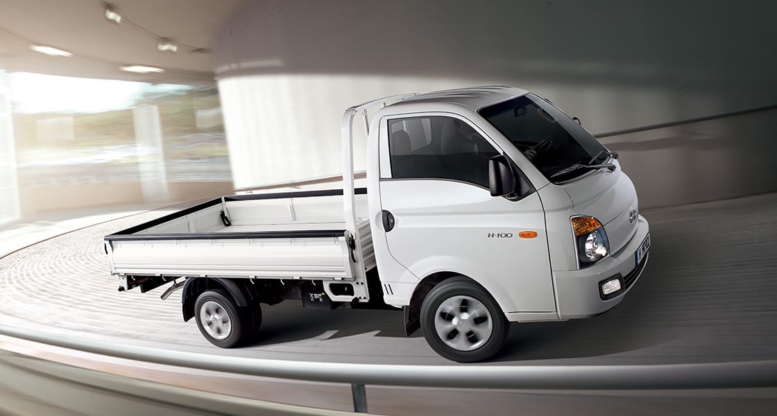 Белый hyundai h100