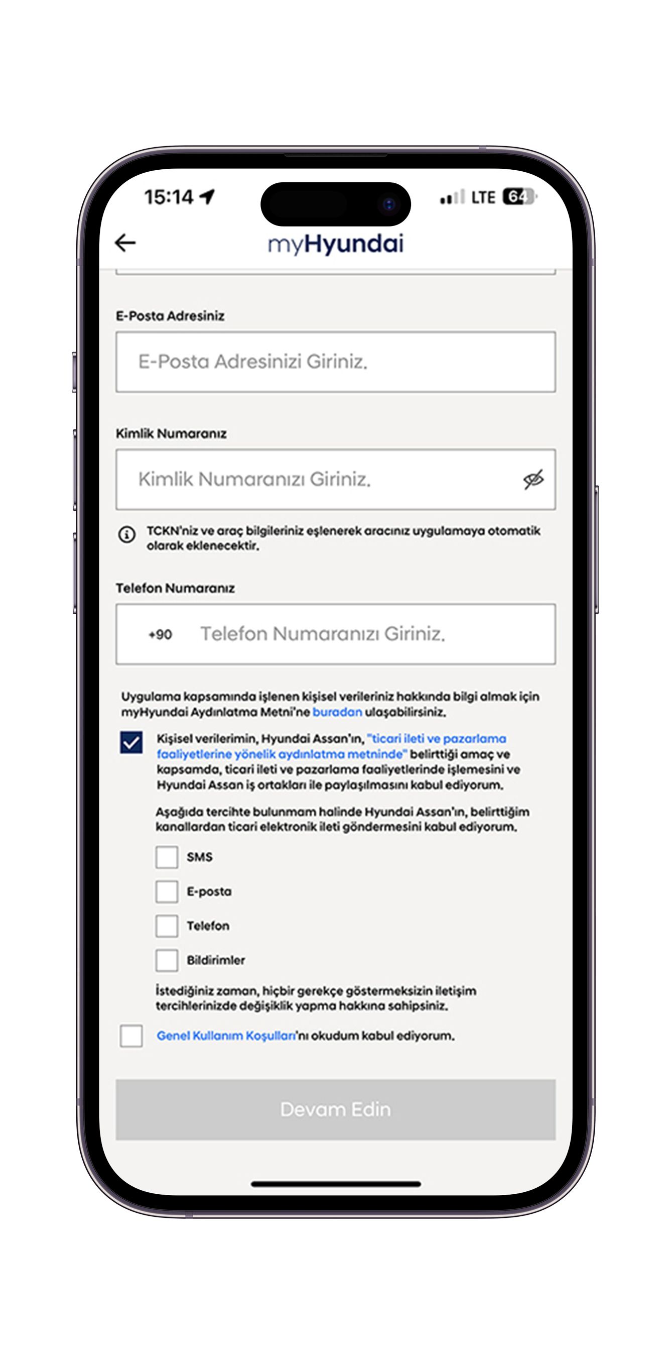 İletişim tercihleri