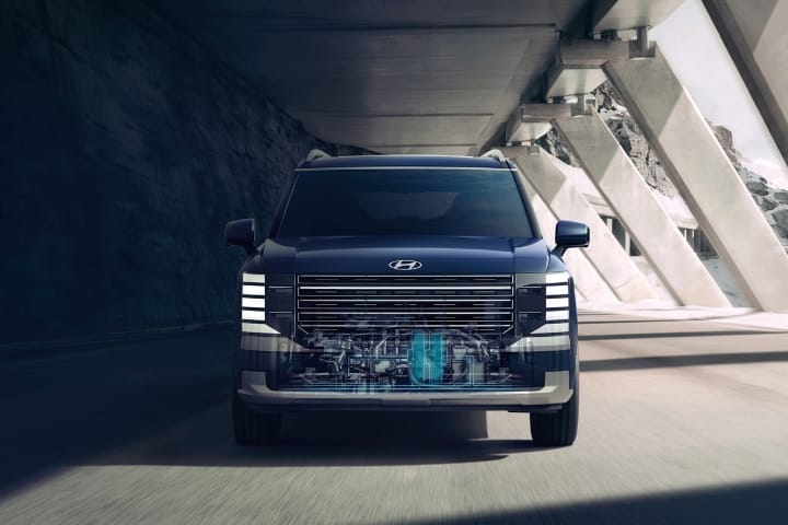 Using the V2L feature to power devices during outdoor activities.