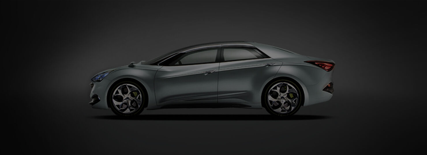 Quarter view HED-7 concept car