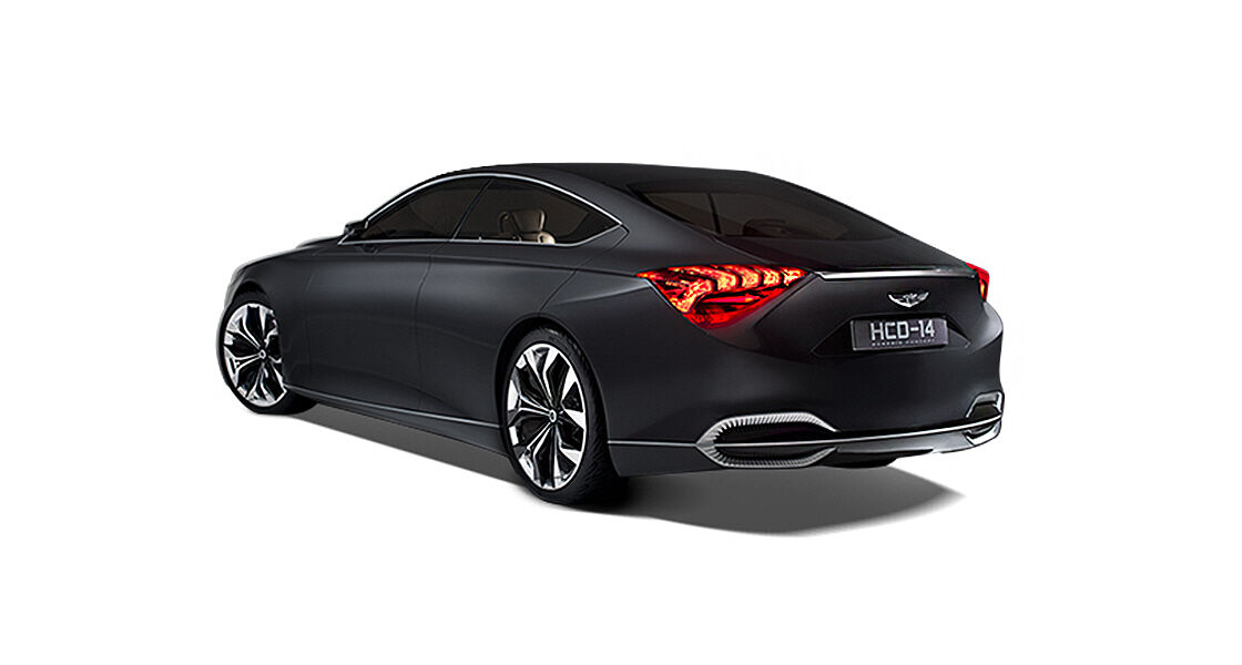 Rear view of 2013 HCD-14 Genesis