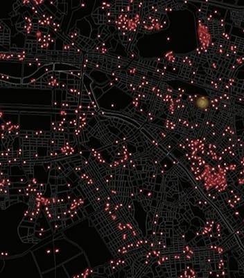 Satellite map