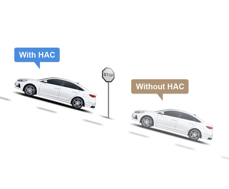 Hyundai Smart Sense Güvenlik Teknolojisi Yokuş Kalkış Destek Sistemi