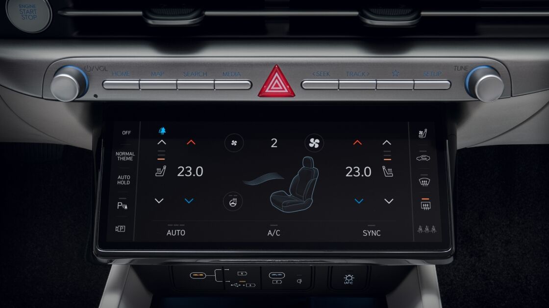 10.25-inch Full-touch Integrated Air Conditioning Controller