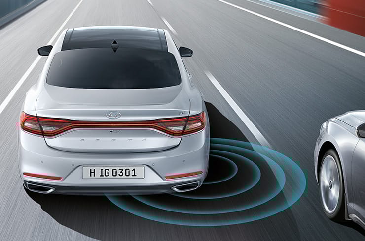 Blind Spot Detection with rear view