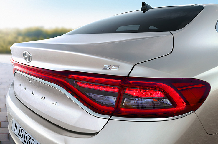 Beige Azera rear view