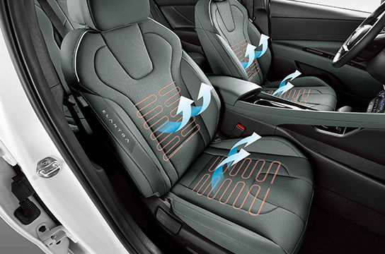 Elantra Heated & Ventilated front seats