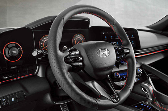 N Line Exclusive Sports Steering Wheel with Extended Paddle Shifters 