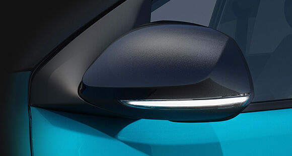 Exterior mirror LED turn indicators