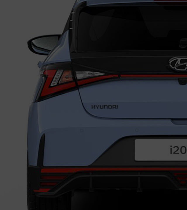 i20 N Exterior design from rear view
