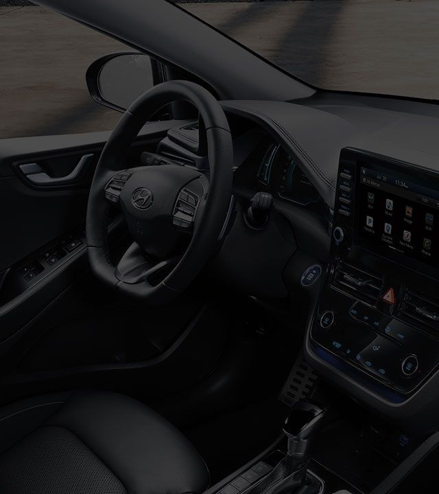 IONIQ plug-in hybrid interior design