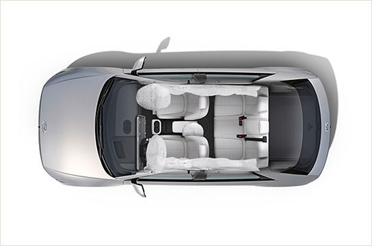 Safety with 7-airbags.