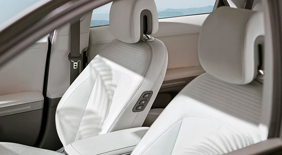 eco processed leather seats
