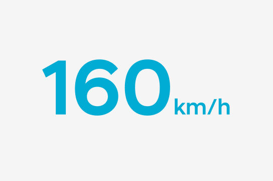 160 km/h