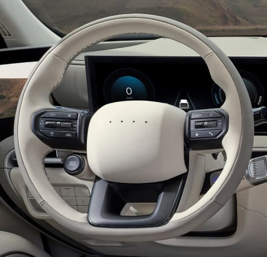 Close-up of the Interactive Pixel Lights display