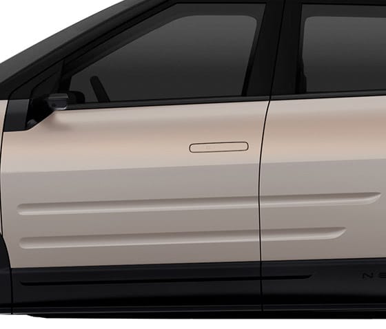 Close-up of the groove pattern