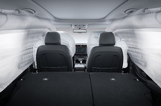 6-airbag system (Driver, Passenger, Side & Curtain)